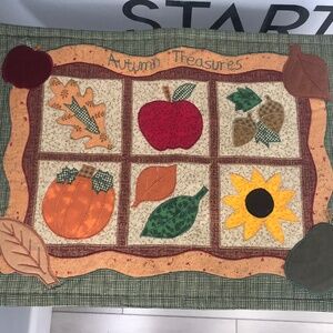 🎈3 for 15 🎈Fall Quilted Placemats, Set of 4